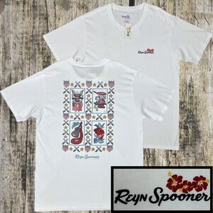 NEW Reyn Spooner Graphic T-Shirt Mens Large White 2024 Commemorative Patriotic